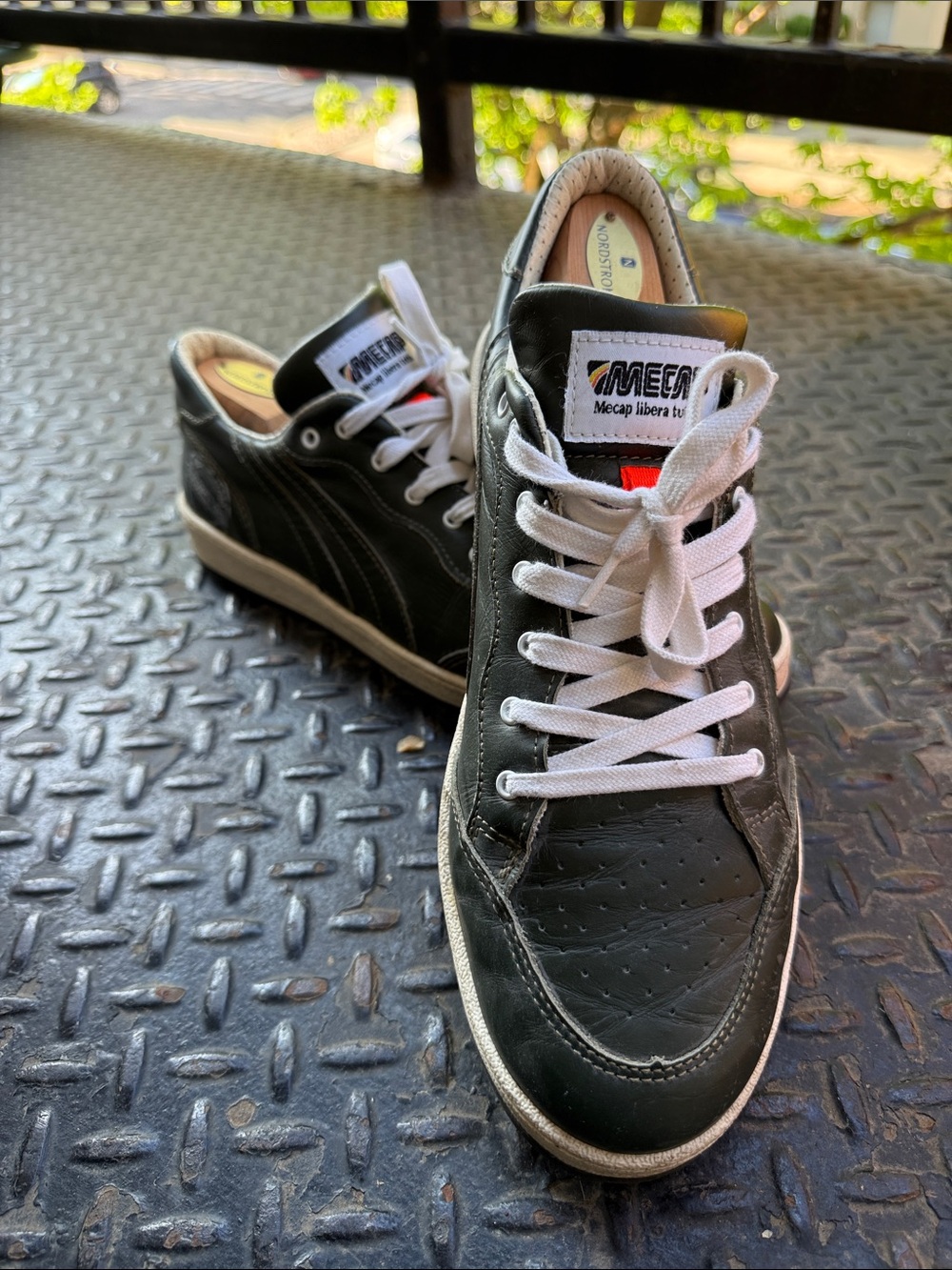 Mecap Libera Tutti Green Leather Sneakers